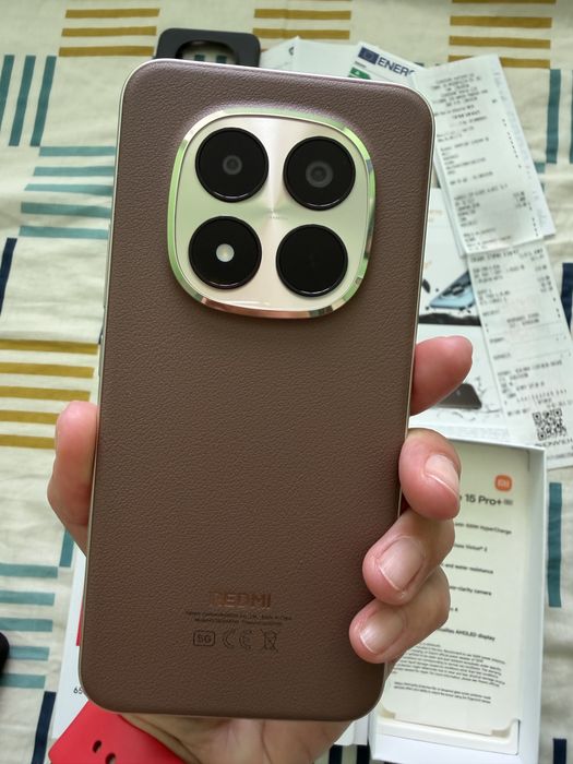 Нов Redmi Note 15 Pro + 5G Mocha Brawn, с гаранция
