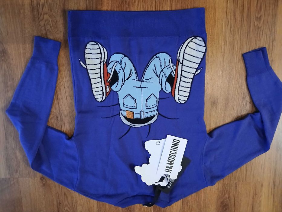 Оригинален пуловер MOSCHINO Disney H&M/ размер XS