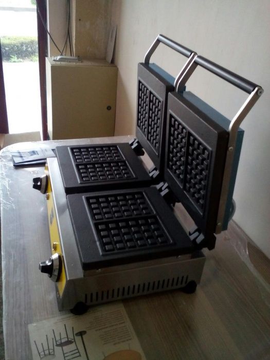 Гофретник ® електрически професионслен единичен и двоен