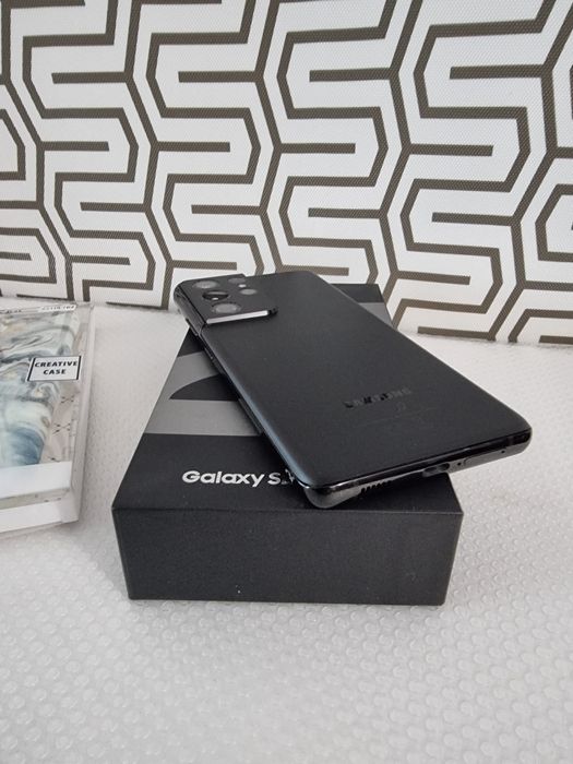 Samsung S21 Ultra 256gb black condiții f bune