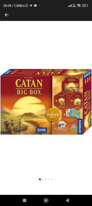 Închiriez Catan Big Box până la 6 jucători