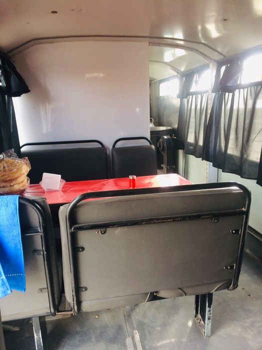 Автобус ошхона жихозлари билан сотилади Автобусни хайдаб булмайди