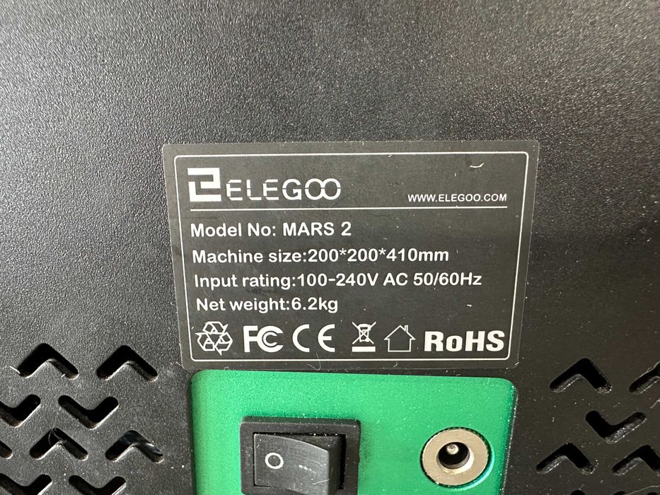 Принтер 3D Elegoo Mars 2
