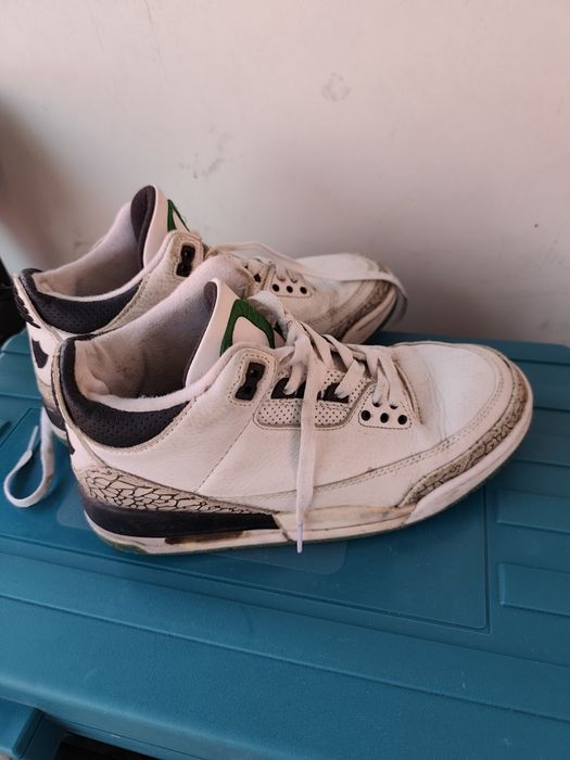 Air Jordan 3 Retro Oregon Ducks Pit Crew - Белые 2011 40 размер