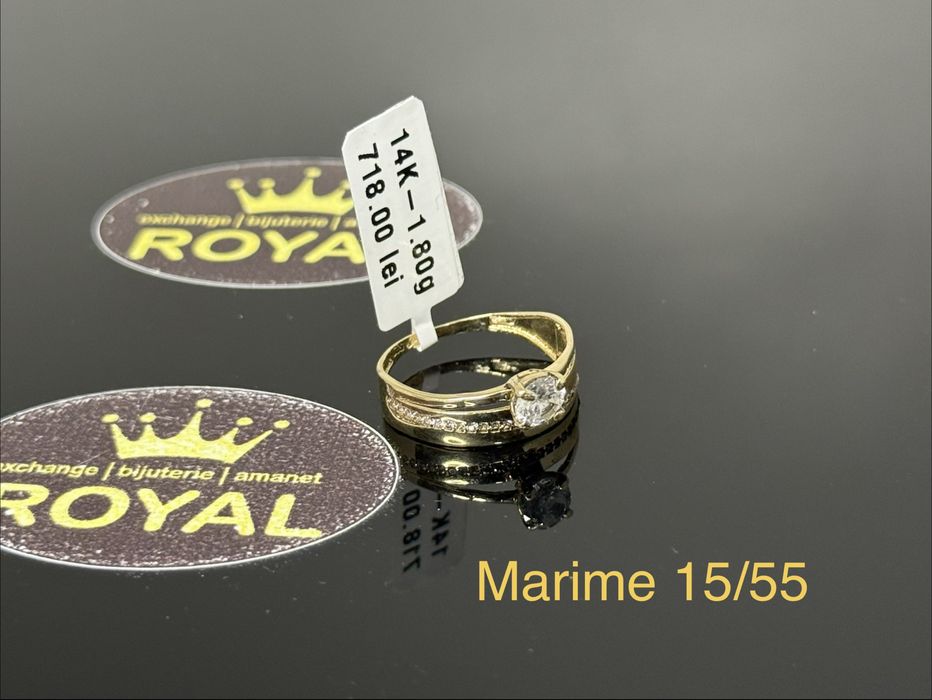 Bijuteria ROYAL : Inel AUR 14K / 1.8 GR