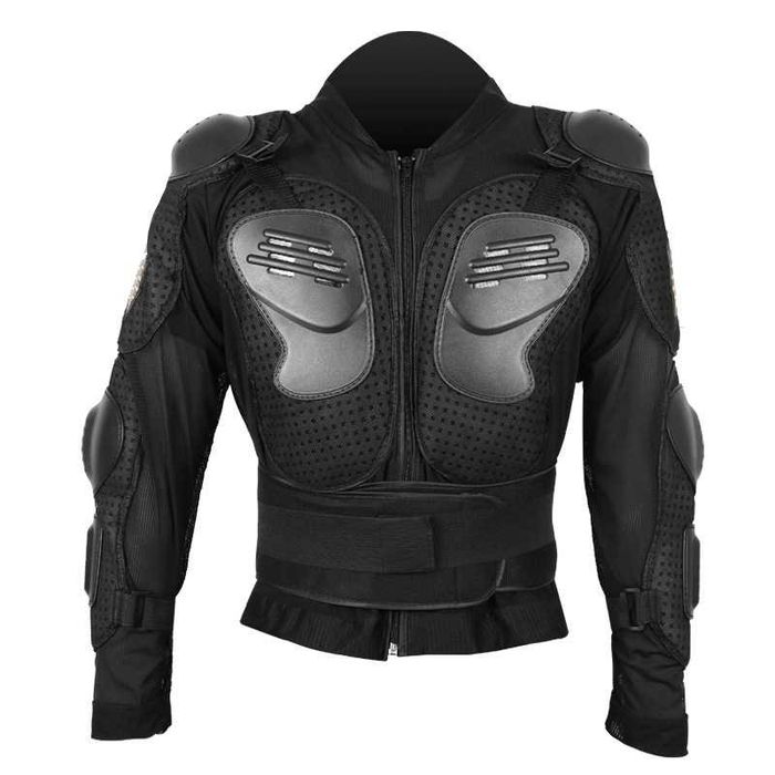 Armura de Protectie Moto, Rezistenta, Respirabila, Absorbtie a Socurilor, Pentru Moto Scuter, Motocross Negru Marimea M