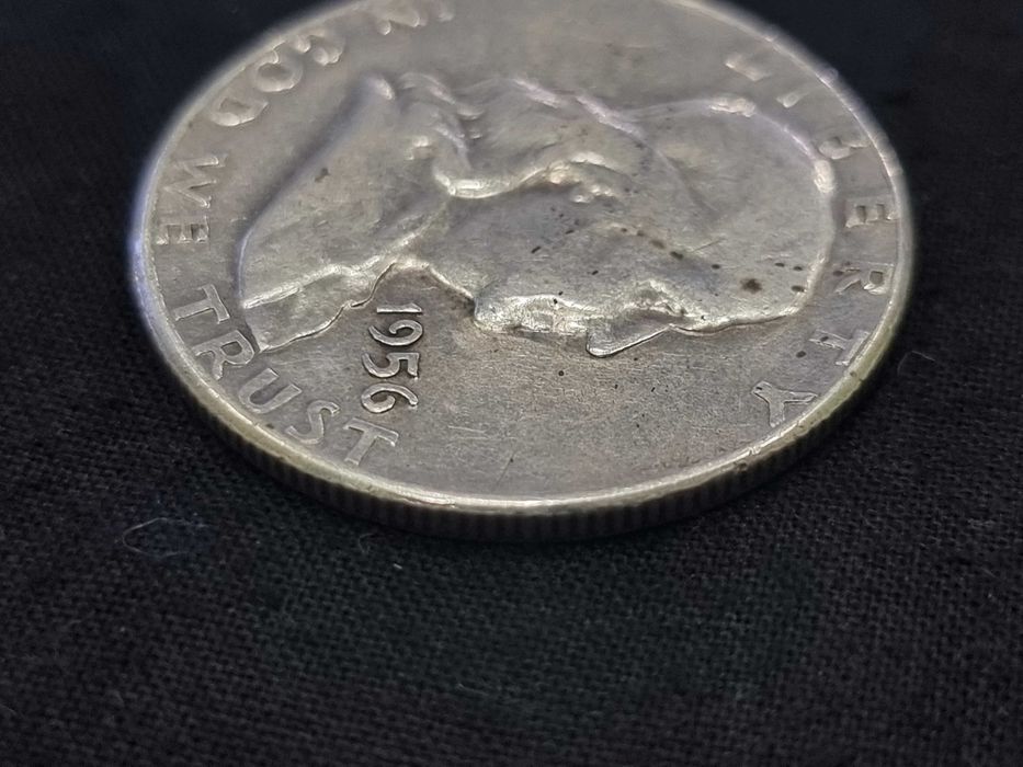 Сребърна монета Half Dollar 1956 г.