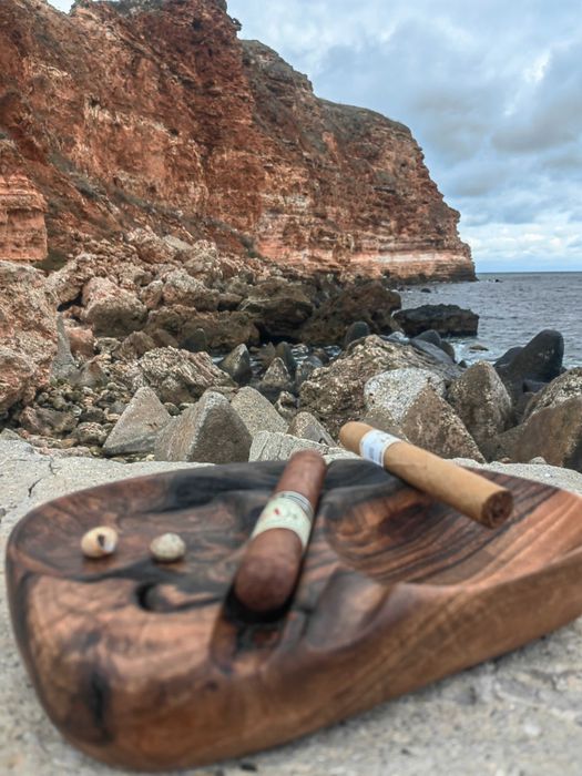 Арт пепелник от орех