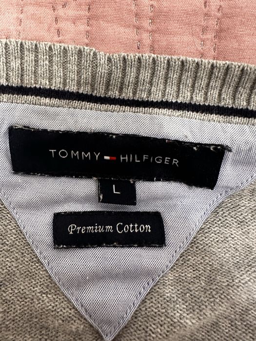Bluza Tommy Hilfiger gri marimea L