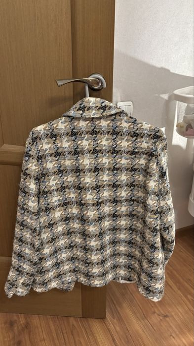 Рубашка zara свободного кроя