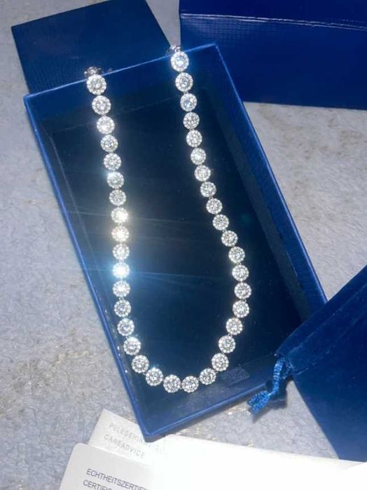 Colier Swarovski Angelic Argintiu - nou, în cutie