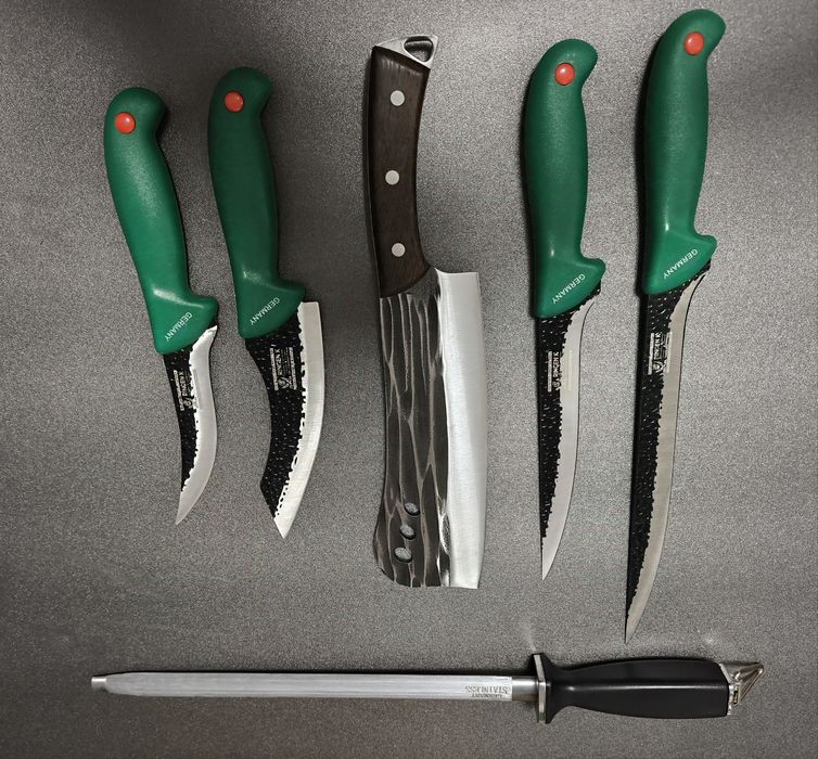 SET Cutite Macelarie 6 piese Germany Green