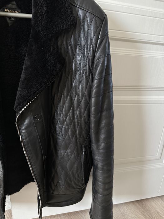 Дубленка кожанная