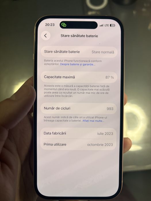 vand iphone 15 256gb