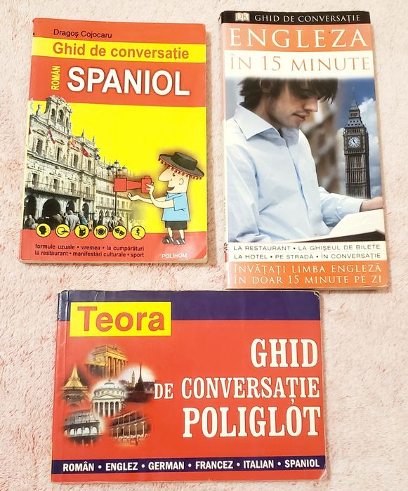 Ghiduri conversatii engleza, spaniola
