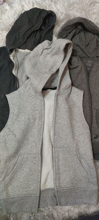 Vesta de bumbac pt băieți sau fete, H&M, 4-5-6 ani