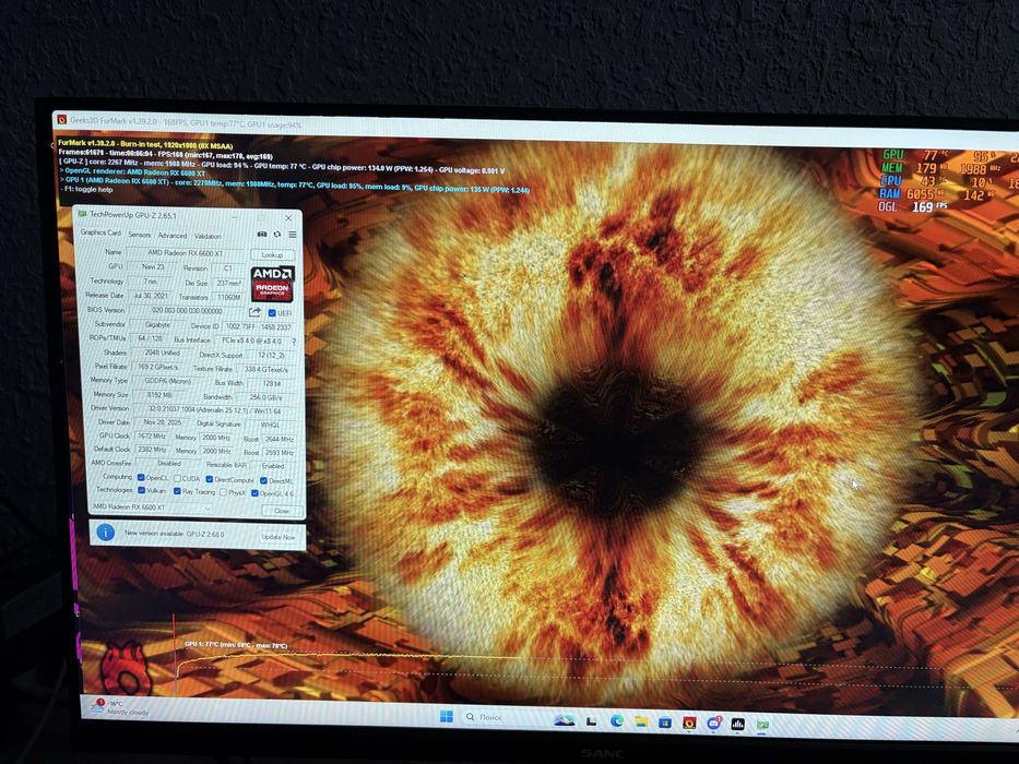 RX6600XT видеокарта