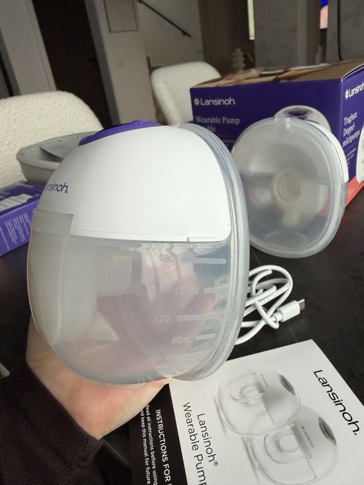 Pompa de san Lansinoh Double Wearable + CADOU