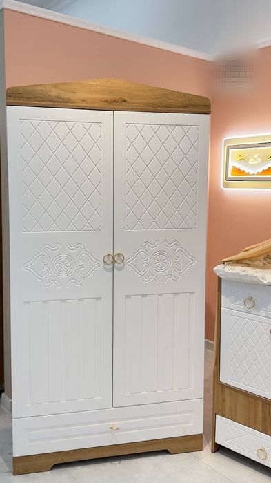 Детская кровать+шкаф