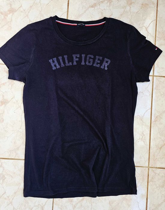 Tricou Tommy Hilfiger- bumbac organic -navy  Mărimea L