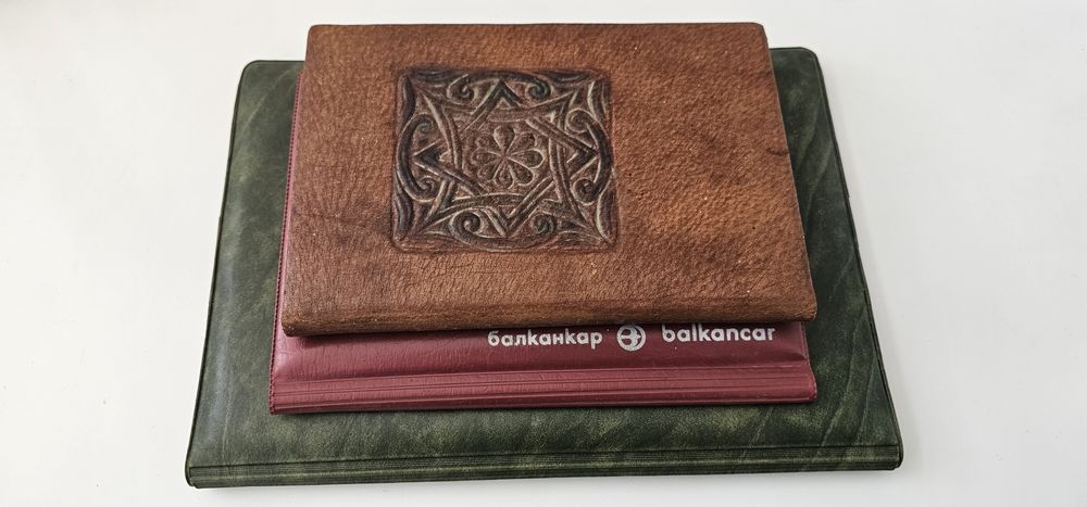 Ретро кожени папки/ 3 модела