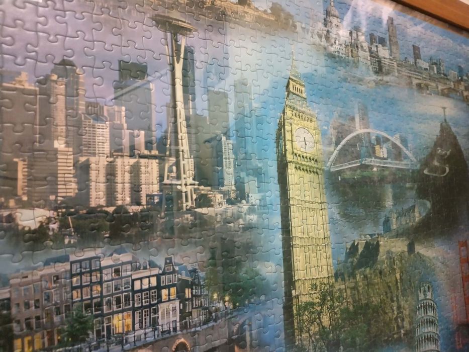 пъзел Колаж от световни забележителности, 1500 части