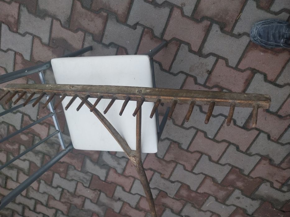 Vand grebla din lemn pt strâns fan