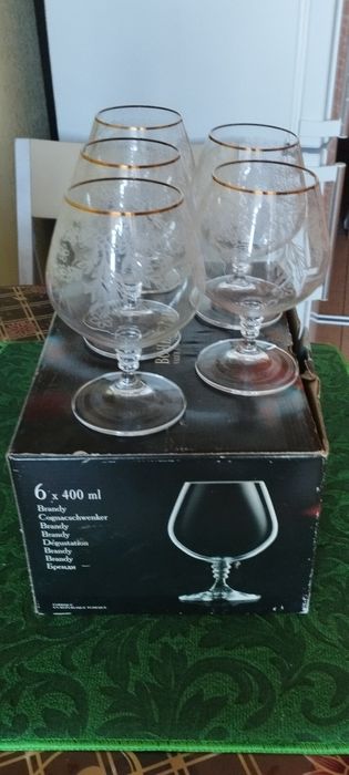 Бокалы ,Чехия,Богемское стекло.