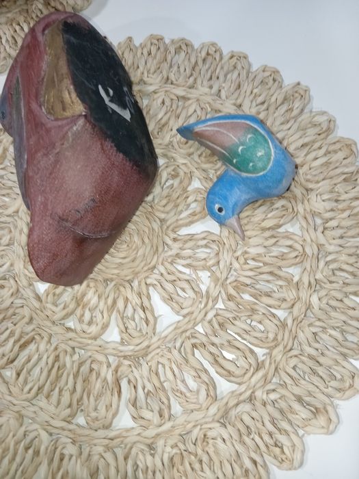 Cadou vintage  /Rata lemn mandarin -