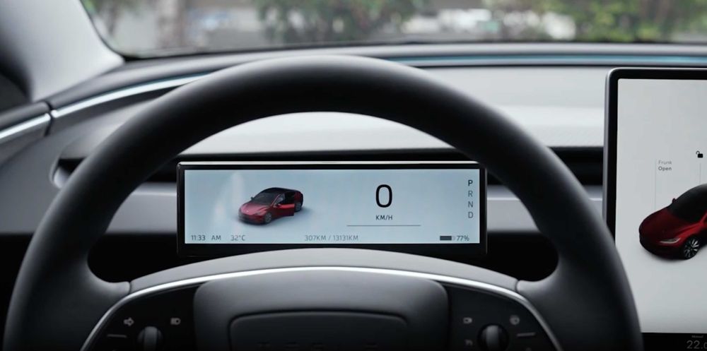 Display Carplay si Android Auto wireless 8.8 inch Tesla Model 3/Y