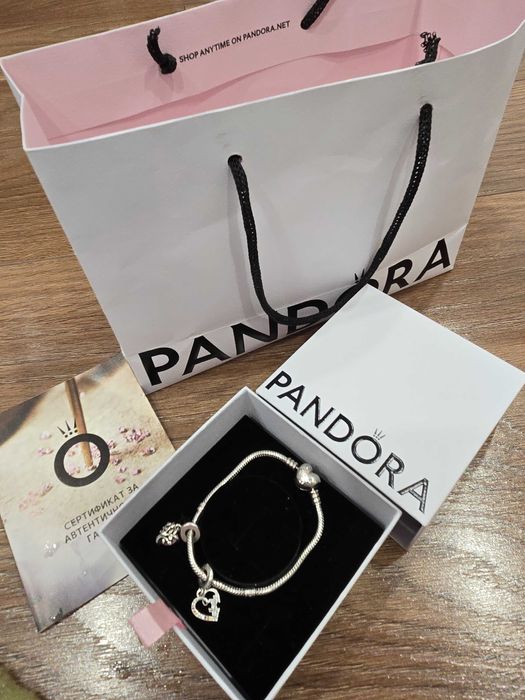 Гривна пандора с талисмани