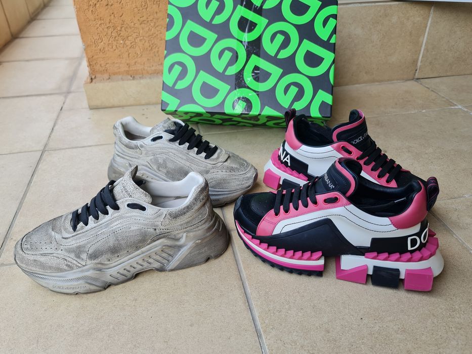Sneakersi Dolce&Gabbana ORIGINALI Super Queen,femei 38,5-39,Daymaster