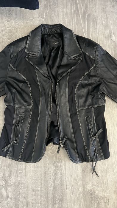 Куртка с кожанными вставками за 5 тыс