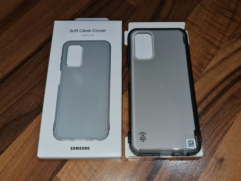 Husa silicon originala Samsung Soft Clear Cover Galaxy A13 4G A135