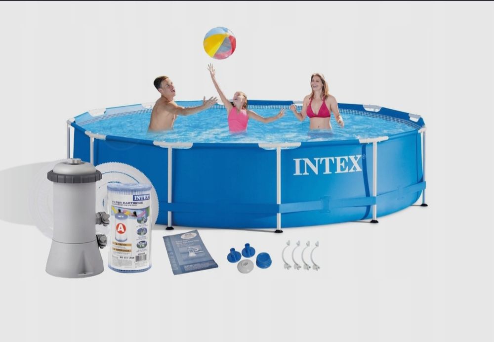 INTEX каркасный бассейн 366×76 стойка бассейн basseyn stoyka baseyn
