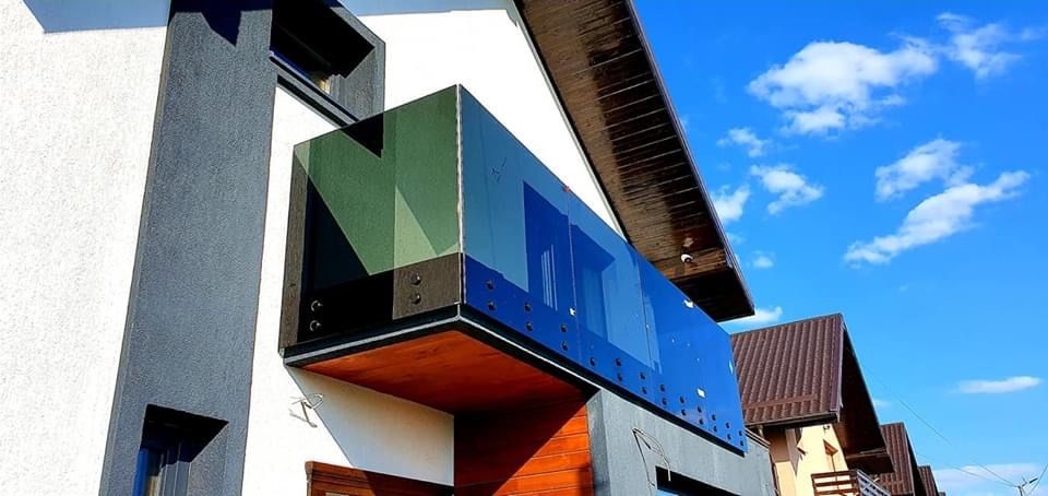 Balustrade din sticla laminata si securizata