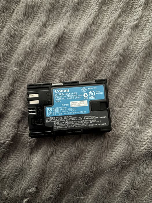 Батарея LP-E6 на Canon оригинал