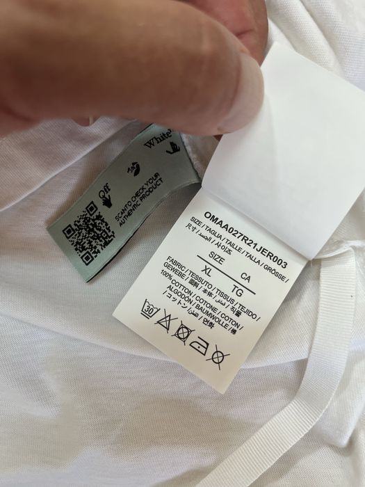 Off White мъжка тениска XL