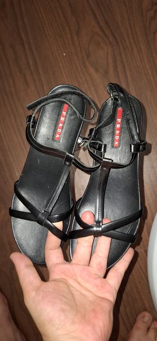 Sandale din piele Prada