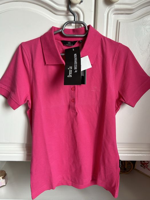 Tricou tip polo, nou, cu eticheta