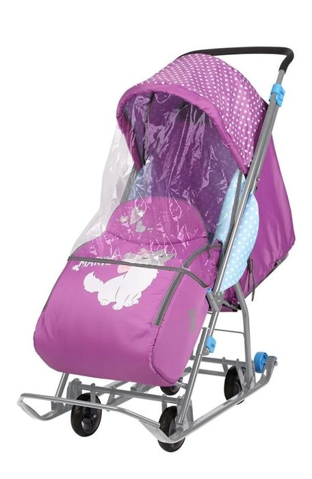 Санки коляска зимняя