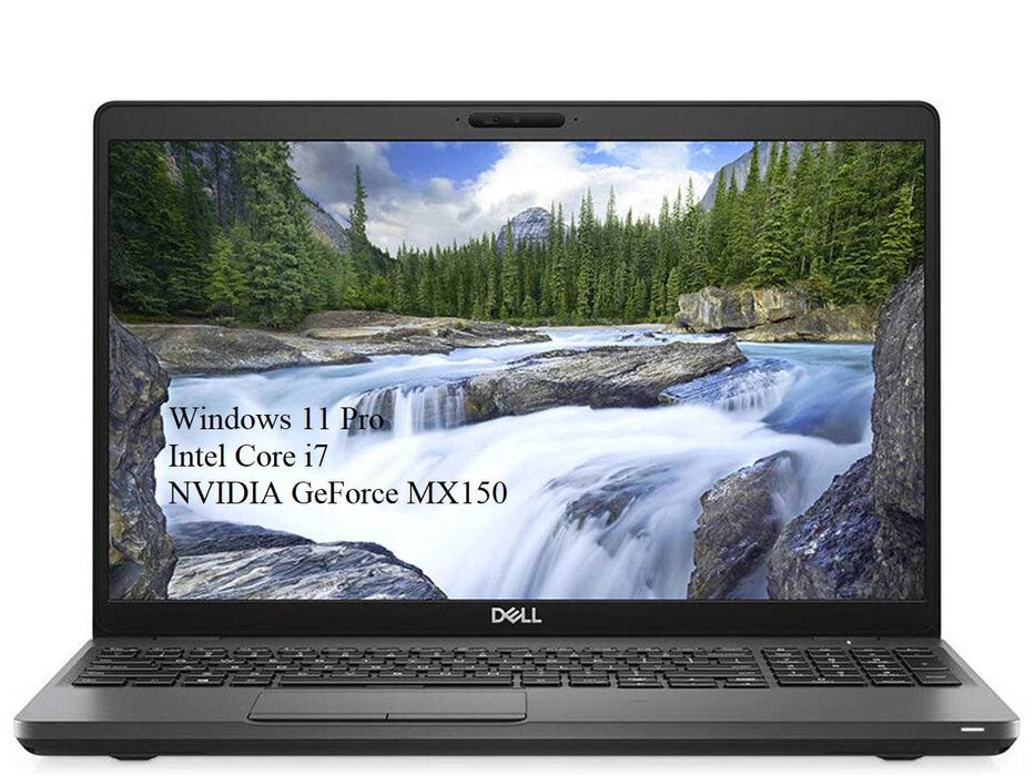 15.6" тъч Dell Latitude / i7-9850H / 16GB / 256GB SSD / NVidia MX150 2GB GDDR5 / Win11Pro