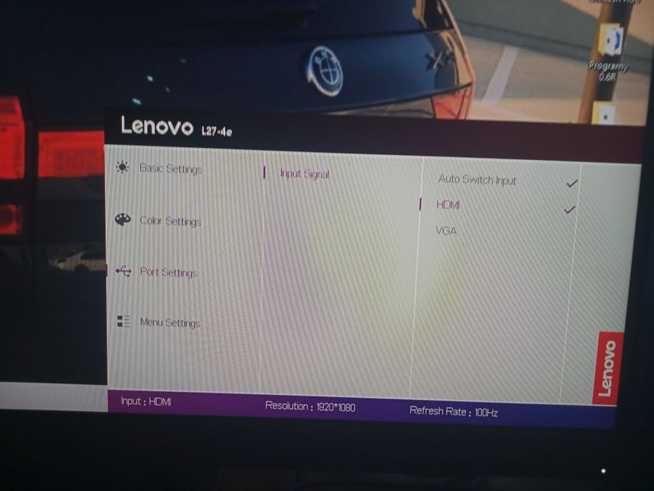 Монитор Lenovo 27inch 100hz