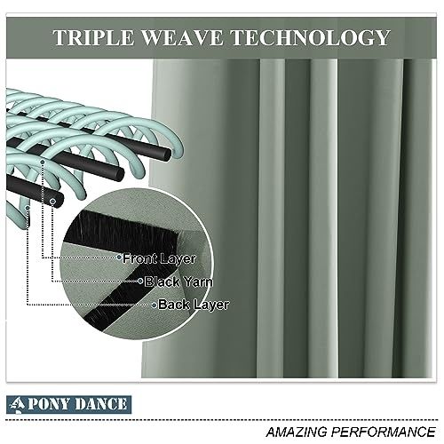 Топлоизолационни Завеси с метални халки Шампаньово Зелени, PONY DANCE