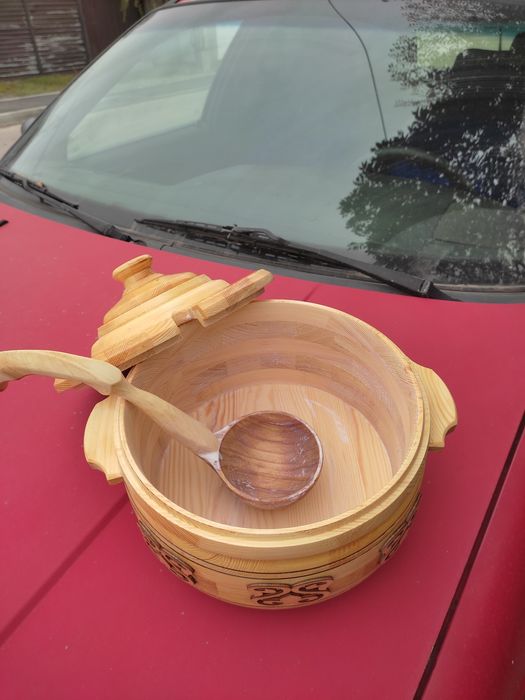 Ағаш ыдыстары. Гарантия бар.