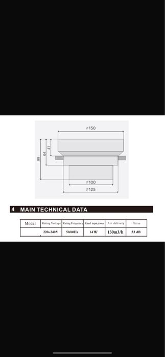 Теневой вентилятор для ванной комнаты