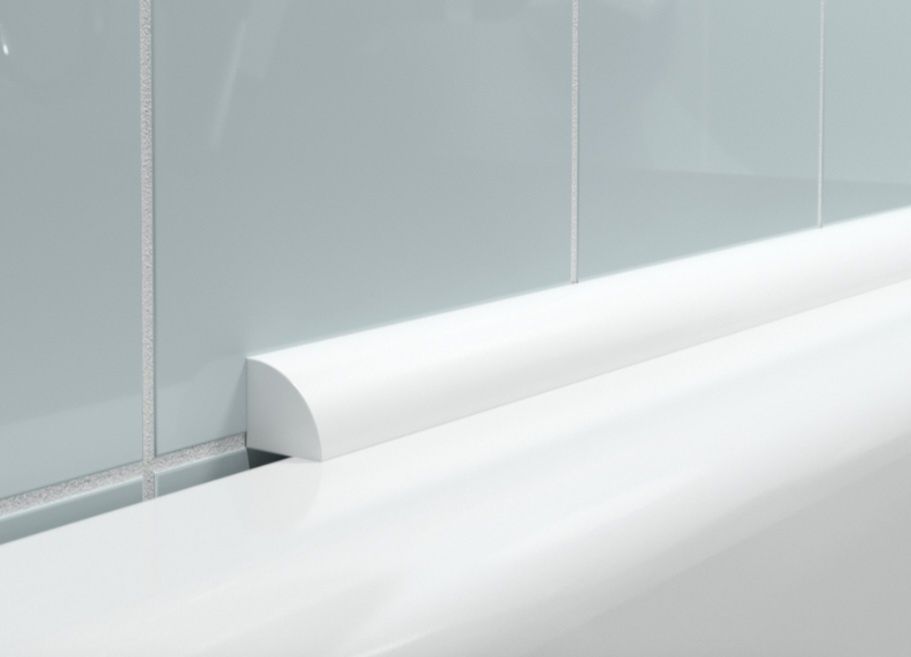 Пристеночные плинтусы/бордюры для закрытия щелей между ванной и стеной