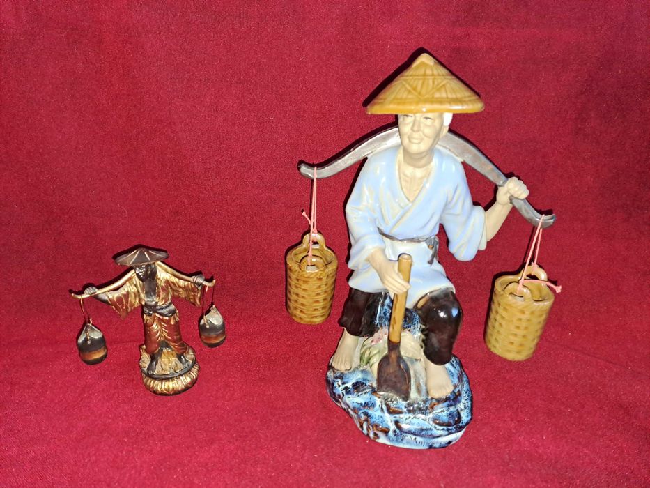 statueta bronz statueta portelan mudmen wanjiang 32 cm
