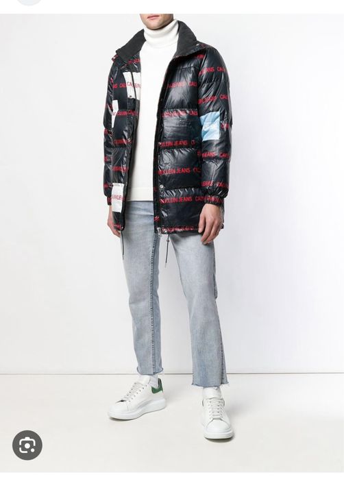 Geaca de iarna unisex CALVIN KLEIN Multi Logo masura M