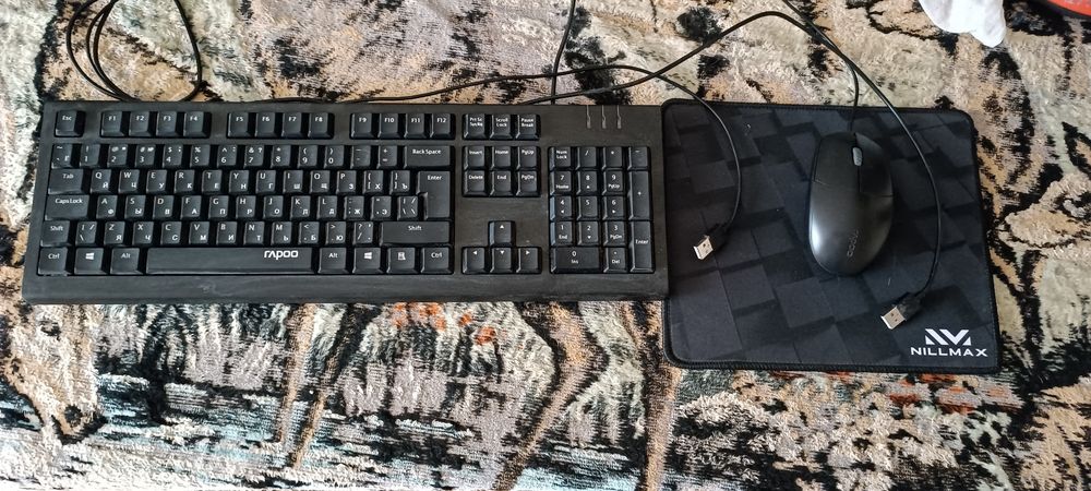 Игровой ПК i3-10100F / GTX 750 ti / 8GB/ HDD 1TB + монитор 24